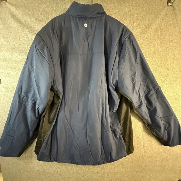 Hi-Tec Mens Jacket Navy XL Full Zip Lightweight Water Repellent Pockets NWT - Picture 3 of 3